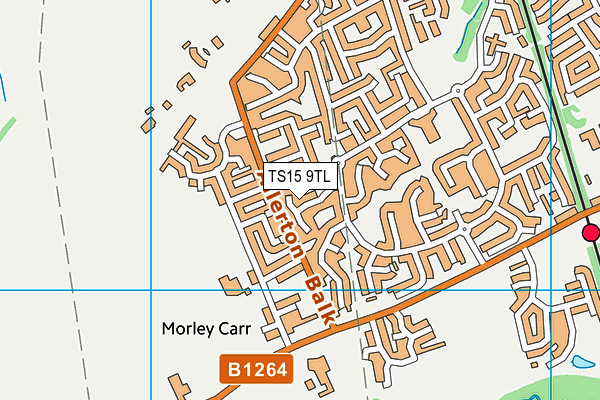 TS15 9TL map - OS VectorMap District (Ordnance Survey)