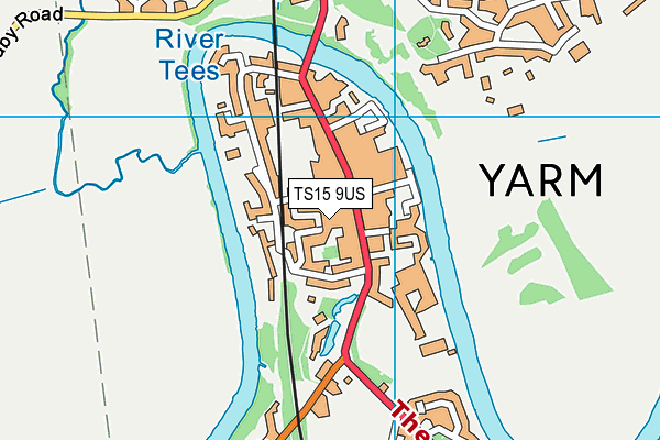 TS15 9US map - OS VectorMap District (Ordnance Survey)