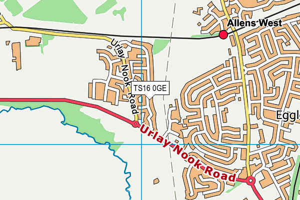 Map of DURHAMS TRANSPORT TRAINING LTD at district scale