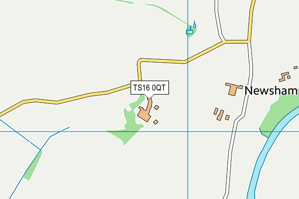 TS16 0QT map - OS VectorMap District (Ordnance Survey)