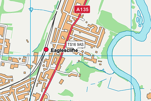 Map of THEAKSTON ESTATES (DARLINGTON) LIMITED at district scale