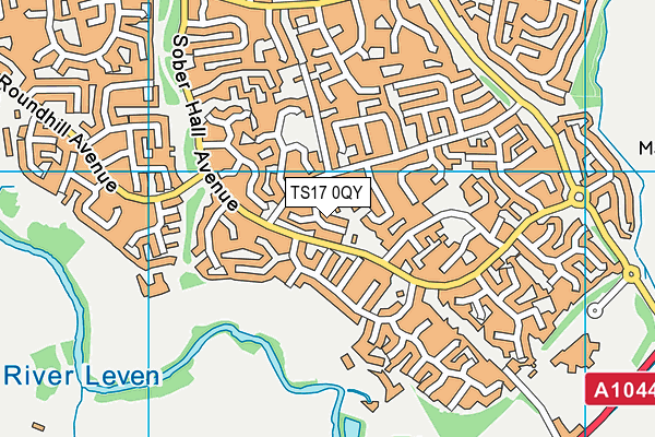 TS17 0QY map - OS VectorMap District (Ordnance Survey)