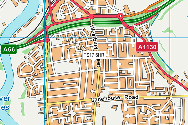 TS17 6HR map - OS VectorMap District (Ordnance Survey)