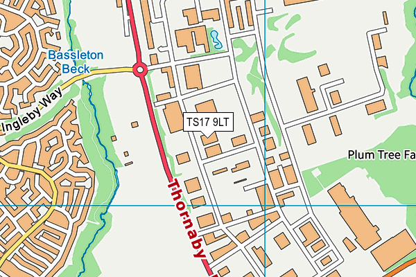 Map of ROB DUNNING LTD at district scale
