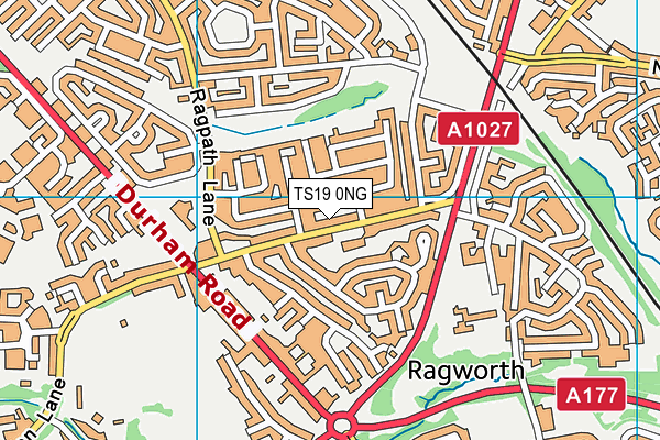 TS19 0NG map - OS VectorMap District (Ordnance Survey)