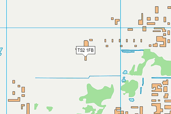 TS2 1FB map - OS VectorMap District (Ordnance Survey)