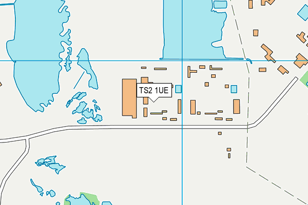 TS2 1UE map - OS VectorMap District (Ordnance Survey)