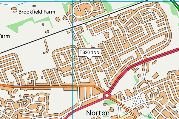 TS20 1NN map - OS VectorMap District (Ordnance Survey)