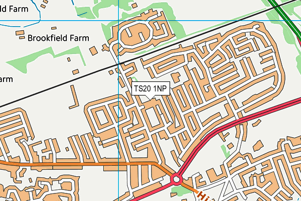 TS20 1NP map - OS VectorMap District (Ordnance Survey)