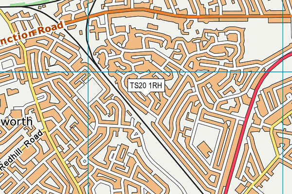TS20 1RH map - OS VectorMap District (Ordnance Survey)