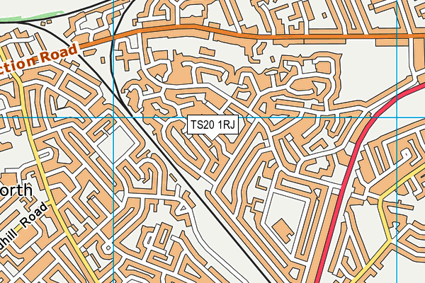 TS20 1RJ map - OS VectorMap District (Ordnance Survey)