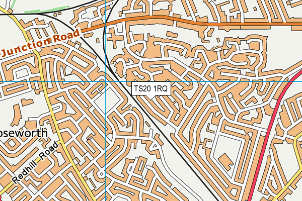 TS20 1RQ map - OS VectorMap District (Ordnance Survey)