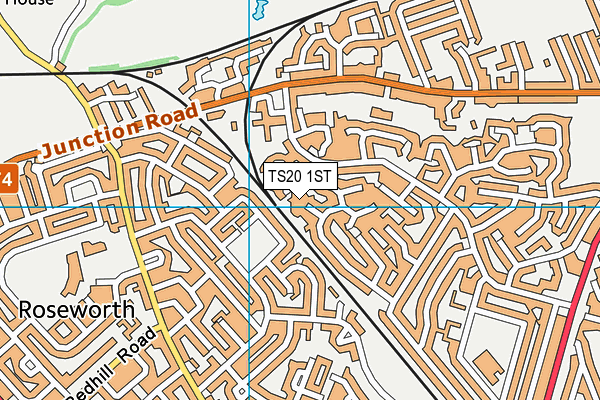 TS20 1ST map - OS VectorMap District (Ordnance Survey)