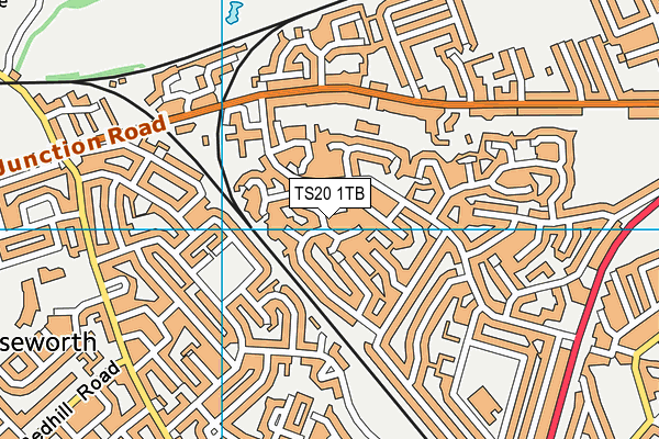 TS20 1TB map - OS VectorMap District (Ordnance Survey)