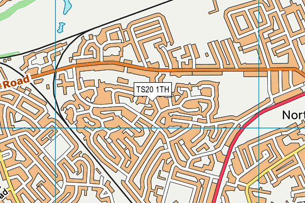 TS20 1TH map - OS VectorMap District (Ordnance Survey)