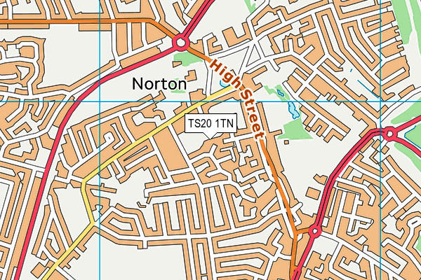 TS20 1TN map - OS VectorMap District (Ordnance Survey)