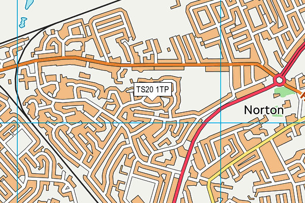 TS20 1TP map - OS VectorMap District (Ordnance Survey)