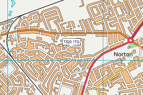 TS20 1TQ map - OS VectorMap District (Ordnance Survey)