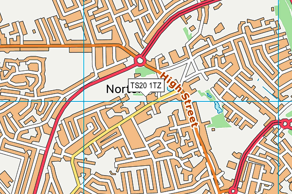 TS20 1TZ map - OS VectorMap District (Ordnance Survey)