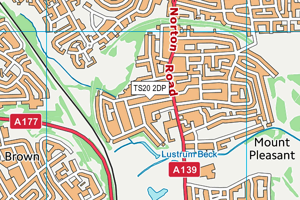 TS20 2DP map - OS VectorMap District (Ordnance Survey)