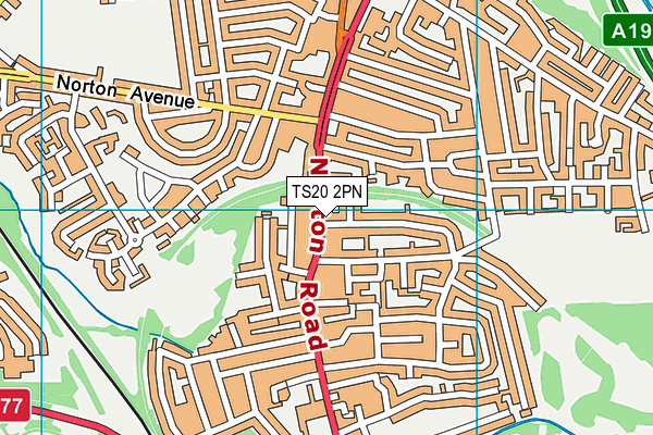 TS20 2PN map - OS VectorMap District (Ordnance Survey)