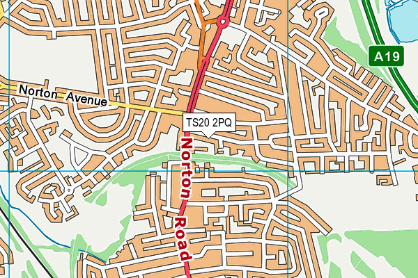 TS20 2PQ map - OS VectorMap District (Ordnance Survey)
