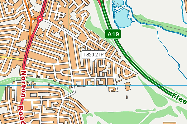 TS20 2TP map - OS VectorMap District (Ordnance Survey)