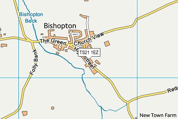 TS21 1EZ map - OS VectorMap District (Ordnance Survey)