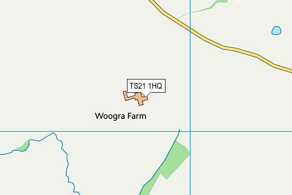 TS21 1HQ map - OS VectorMap District (Ordnance Survey)