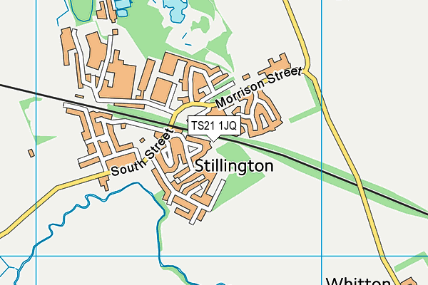 TS21 1JQ map - OS VectorMap District (Ordnance Survey)