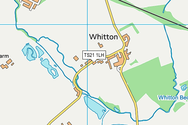 TS21 1LH map - OS VectorMap District (Ordnance Survey)