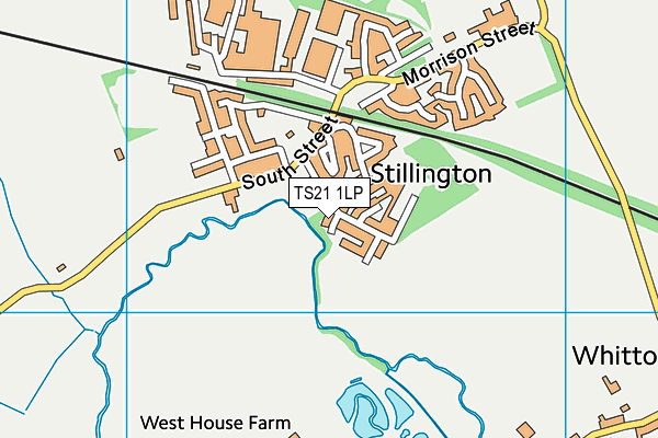 TS21 1LP map - OS VectorMap District (Ordnance Survey)