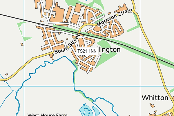 TS21 1NN map - OS VectorMap District (Ordnance Survey)