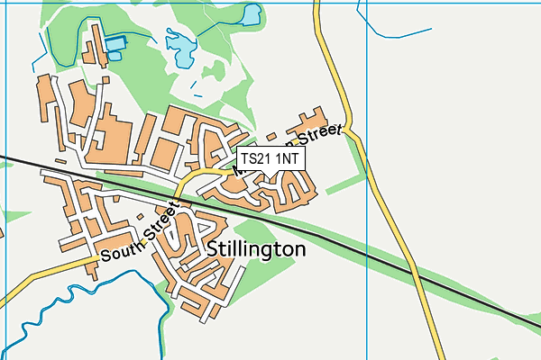 TS21 1NT map - OS VectorMap District (Ordnance Survey)