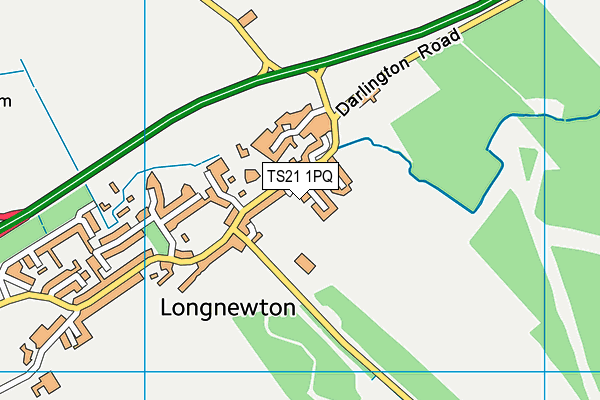 TS21 1PQ map - OS VectorMap District (Ordnance Survey)