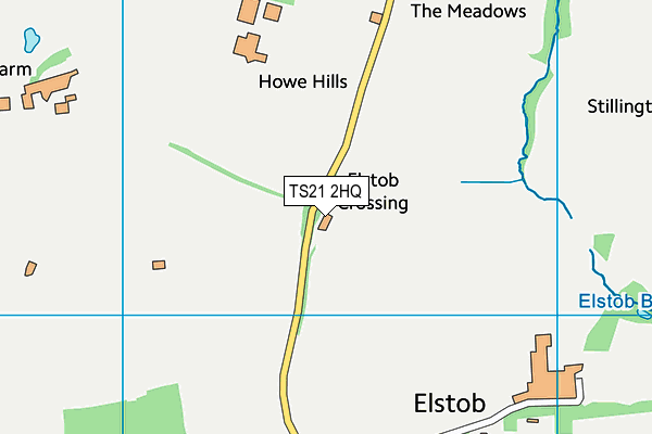 TS21 2HQ map - OS VectorMap District (Ordnance Survey)