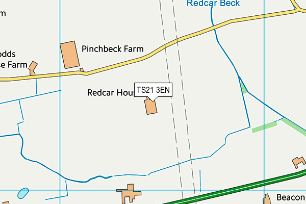 TS21 3EN map - OS VectorMap District (Ordnance Survey)