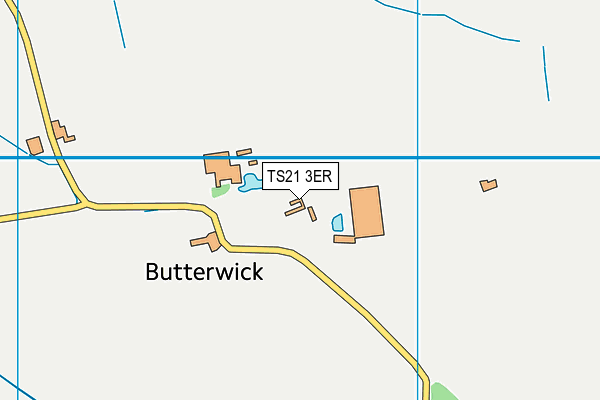 TS21 3ER map - OS VectorMap District (Ordnance Survey)