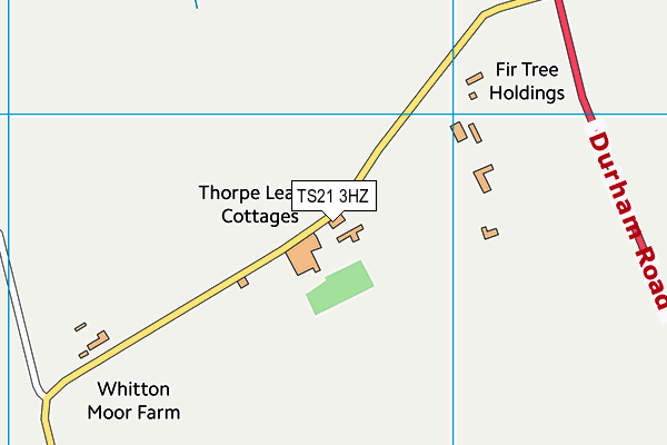 TS21 3HZ map - OS VectorMap District (Ordnance Survey)