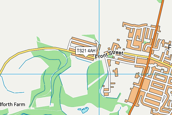 TS21 4AH map - OS VectorMap District (Ordnance Survey)