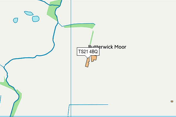 TS21 4BQ map - OS VectorMap District (Ordnance Survey)