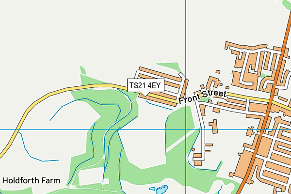 TS21 4EY map - OS VectorMap District (Ordnance Survey)