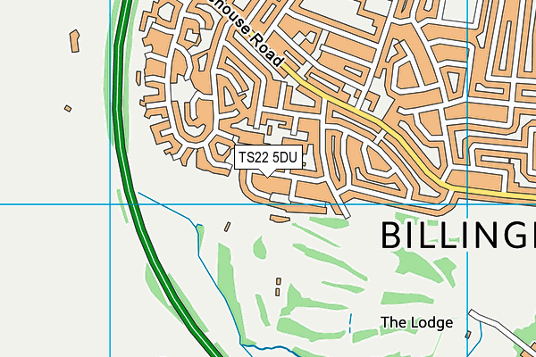 TS22 5DU map - OS VectorMap District (Ordnance Survey)