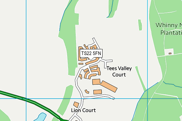 TS22 5FN map - OS VectorMap District (Ordnance Survey)