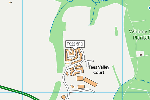 TS22 5FQ map - OS VectorMap District (Ordnance Survey)