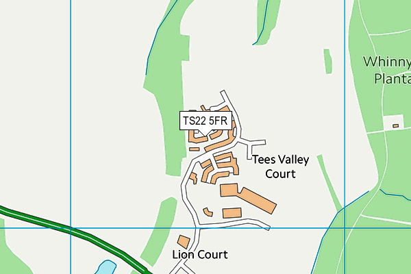 TS22 5FR map - OS VectorMap District (Ordnance Survey)