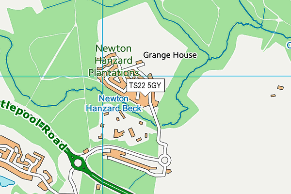 TS22 5GY map - OS VectorMap District (Ordnance Survey)