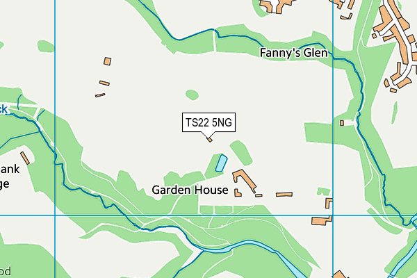 TS22 5NG map - OS VectorMap District (Ordnance Survey)