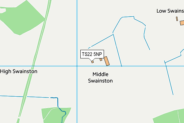 TS22 5NP map - OS VectorMap District (Ordnance Survey)