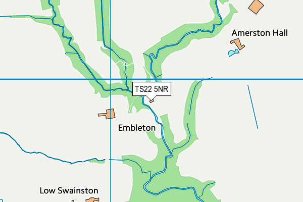 TS22 5NR map - OS VectorMap District (Ordnance Survey)